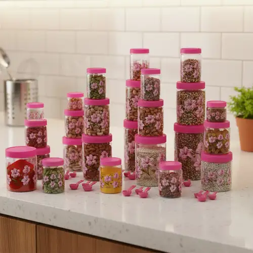 Plastic Storage Containers & Jars